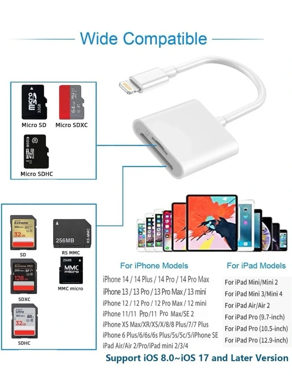 Lightning to SD Card Reader Adapter